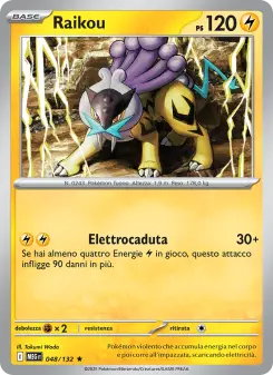 Raikou, Megaevoluzione No. 048 Holo