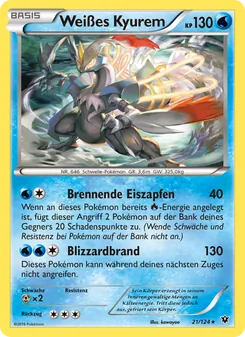 Weißes Kyurem, Schicksalsschmiede No. 21 Normal