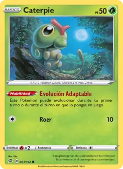 Caterpie, Choque Rebelde No. 1 Normal