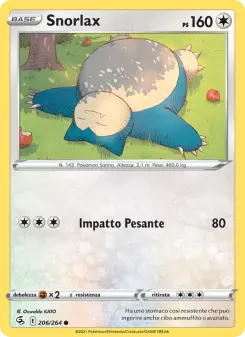 Snorlax, Colpo Fusione Nº 206 Normal