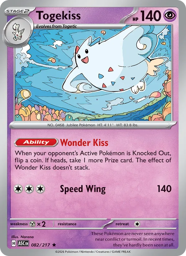 Togekiss, Ascended Heroes No. 082
