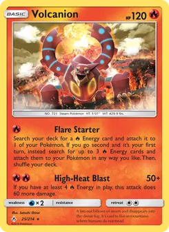 Volcanion, Unbroken Bonds No. 25 Normal