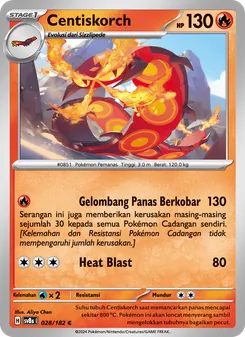 Centiskorch, Kilat Rasi No. 028 Normal