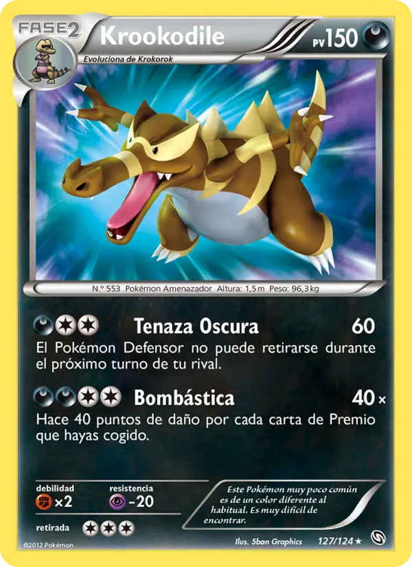 Krookodile, Dragones Majestuosos Nº 127