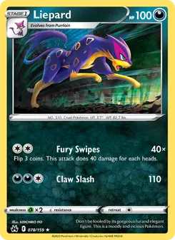 Liepard, Crown Zenith Nº 078 Normal