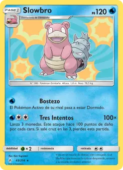 Slowbro, Vínculos Indestructibles No. 43 Normal