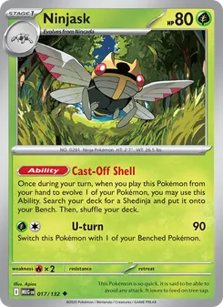 Ninjask, Mega Evolution No. 017 Normal
