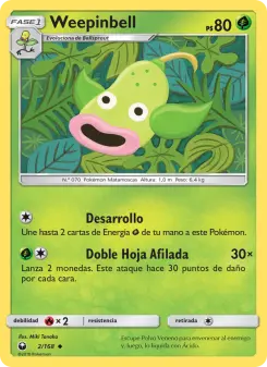 Weepinbell, Tormenta Celestial Nº 2 Normal