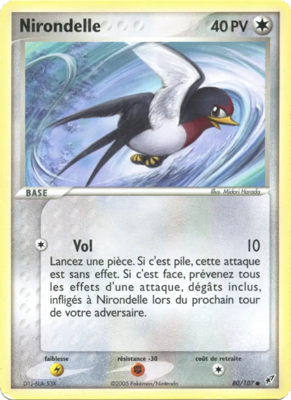 Nirondelle, EX Deoxys No. 80