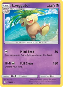 Exeggutor, Unified Minds No. 74 Normal