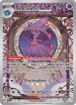 Traunmagil, Entwicklungen in Paldea No. 212 Holo