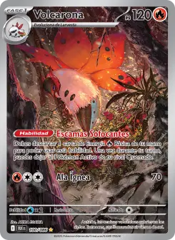 Volcarona, Fulgor Negro No. 100 Holo