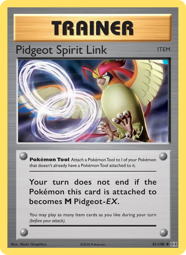 Pidgeot Spirit Link, Evolutions No. 81