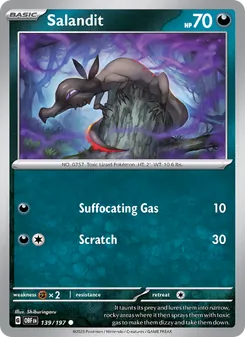 Salandit, Obsidian Flames No. 139 Normal