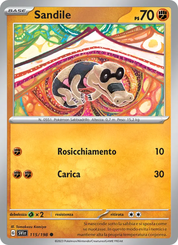 Sandile, Scarlatto e Violetto No. 115