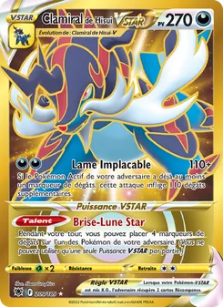 Clamiral de Hisui VSTAR, Astres Radieux No. 209 Holo
