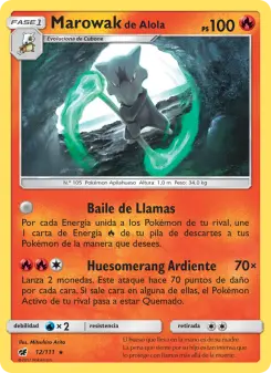 Marowak de Alola, Invasión Carmesí Nº 12 Normal