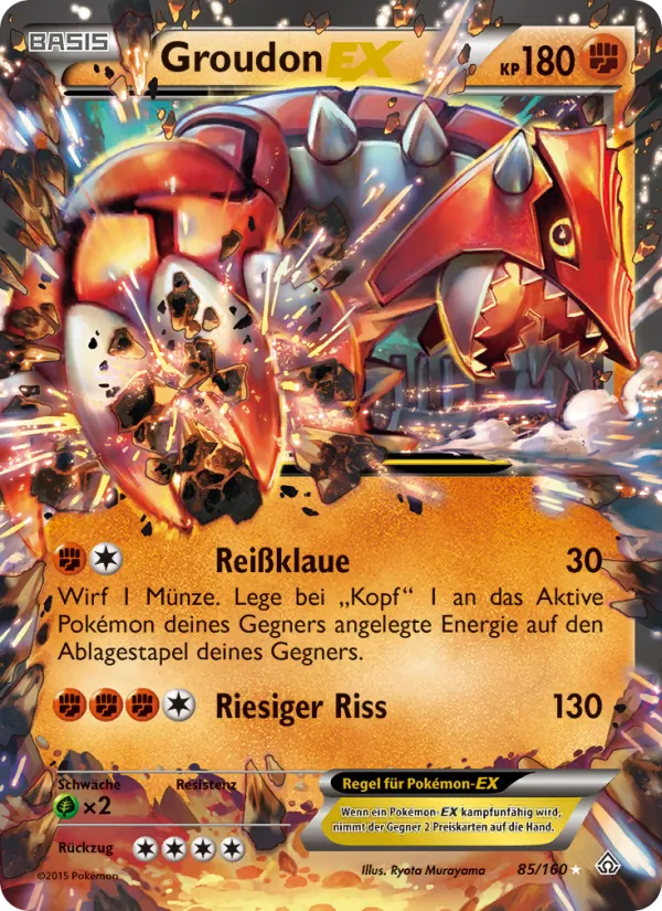 Groudon EX, Protoshock No. 85
