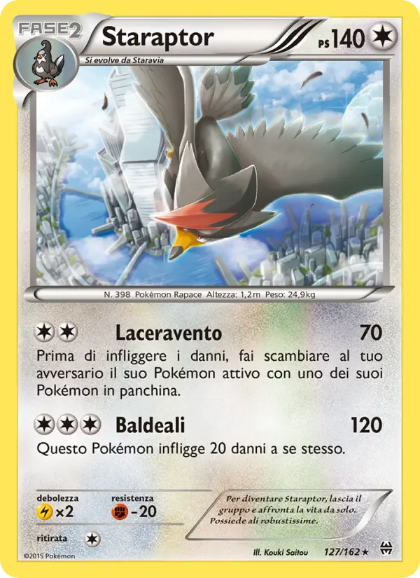 Staraptor, Turbo Blitz No. 127