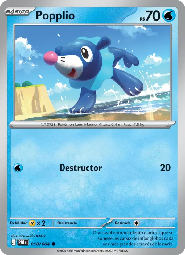 Popplio, Oscuridad Absoluta No. 018