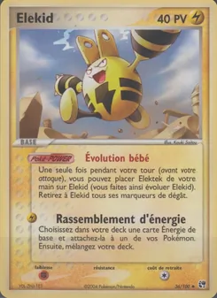 Elekid, EX Tempête de sable No. 36 Normal