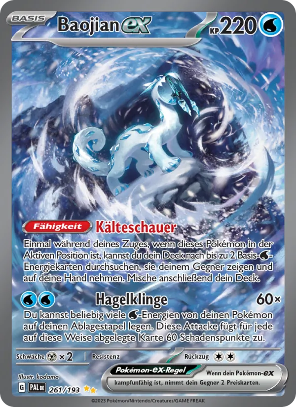 Baojian-ex, Entwicklungen in Paldea No. 261