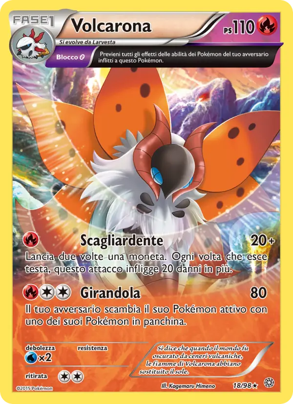 Volcarona, Antiche Origini No. 18