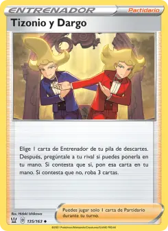 Tizonio y Dargo, Estilos de Combate No. 135 Normal