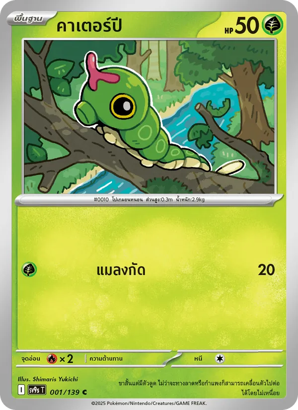 คาเตอร์ปี, สายใยแห่งโชคชะตา No. 001