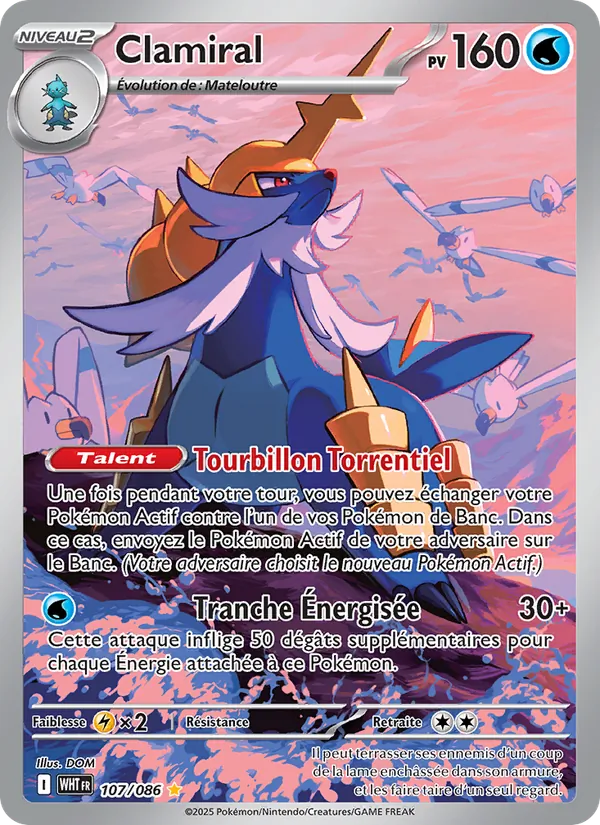Clamiral, Flamme Blanche Nº 107