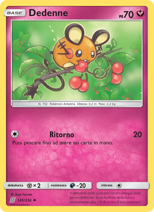 Dedenne, Sintonia Mentale No. 145