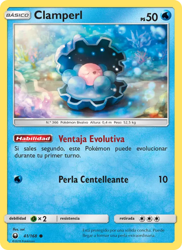 Clamperl, Tormenta Celestial Nº 41