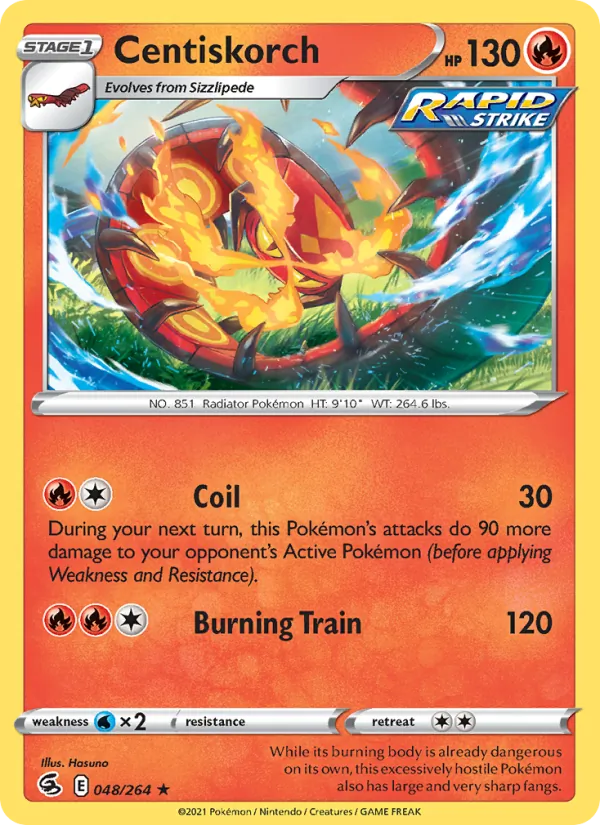 Centiskorch, Fusion Strike No. 48