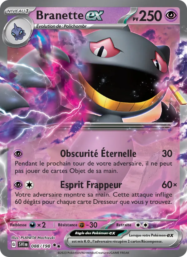 Branette-ex, Écarlate et Violet Nº 088