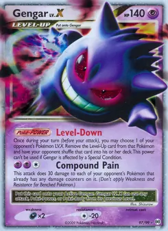 Gengar LV. X, Arceus No. 97 Holo