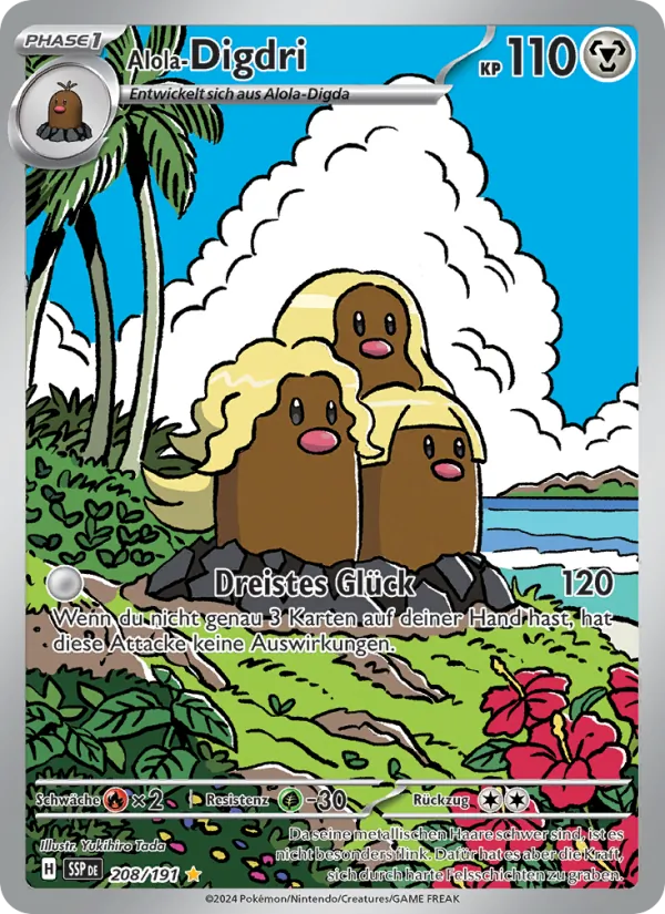 Alola-Digdri, Stürmische Funken Nº 208