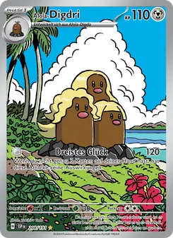 Alola-Digdri, Stürmische Funken Nº 208 Holo