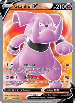 Granbull V, Strahlende Sterne Nº 159 Holo