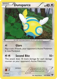 Dunsparce, XY Nº 101 Normal