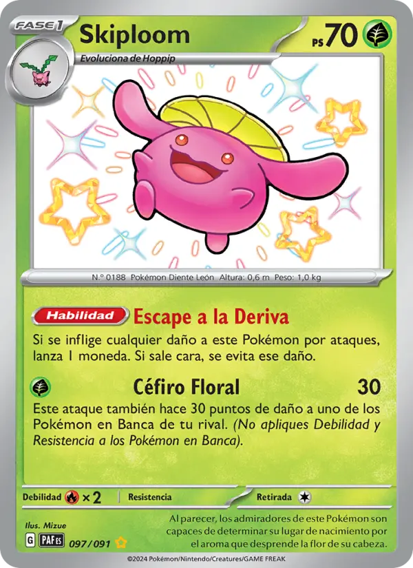 Skiploom, Destinos de Paldea No. 097