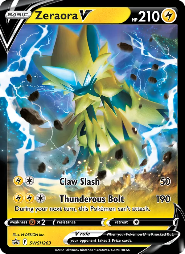 Zeraora V, SWSH Black Star Promos No. SWSH263