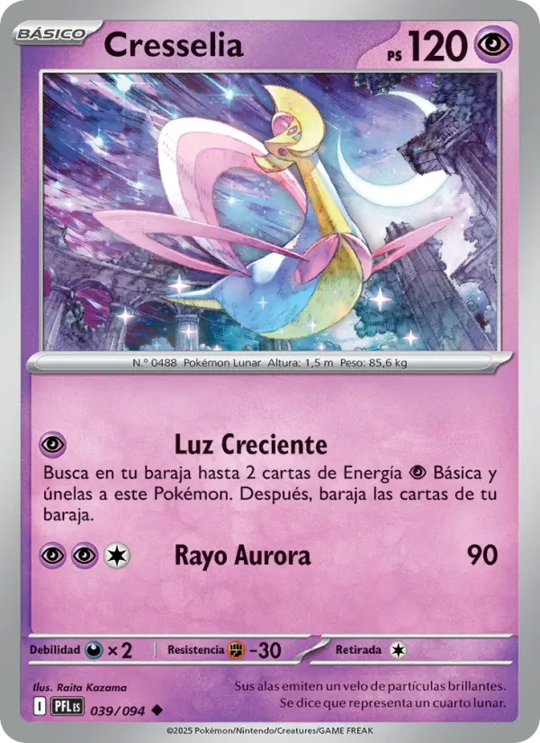 Cresselia, Fuegos Fantasmales No. 039