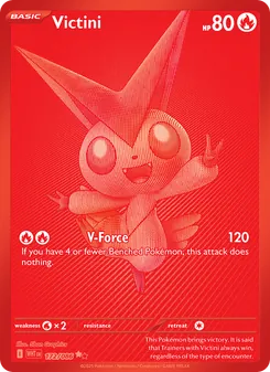 Victini, White Flare No. 172 Holo
