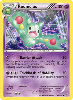 Reuniclus, Plasma Blast Nº 44 Normal