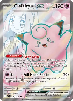 Clefairy <Lillie> ex, Ikatan Takdir Nº 164 Normal