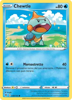 Chewtle, Voltaggio Sfolgorante Nº 38 Normal