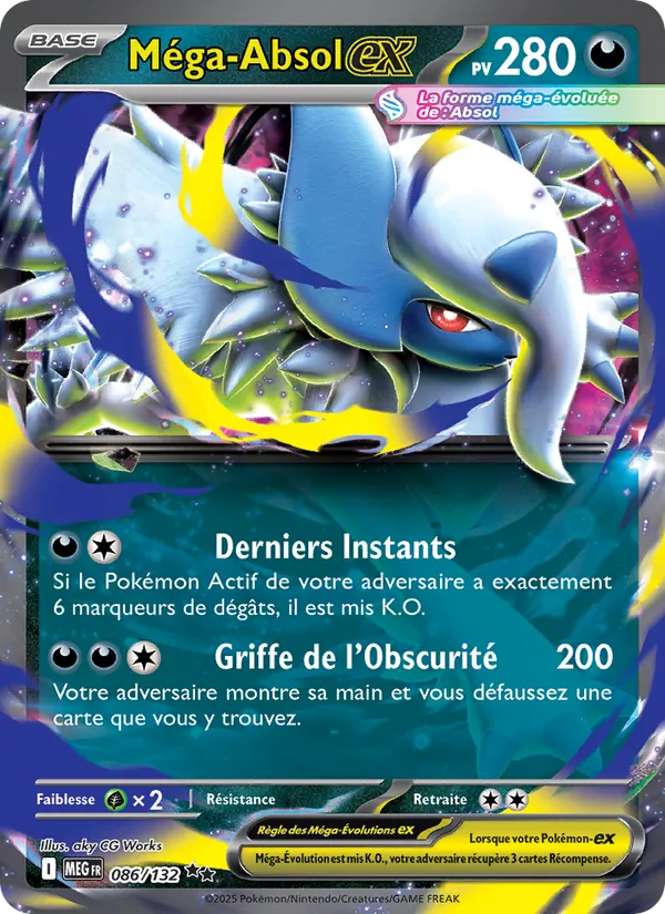 Méga-Absol-ex, Méga-Évolution Nº 086