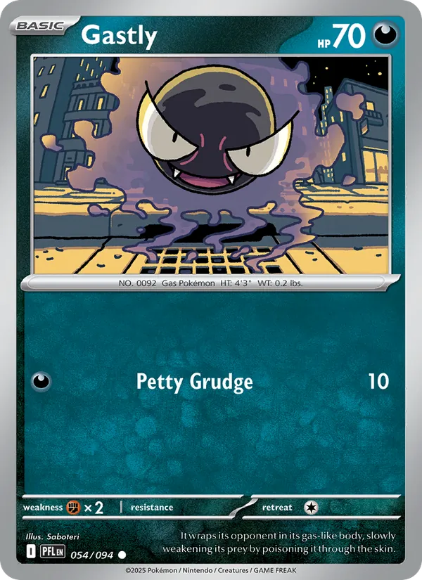 Gastly, Phantasmal Flames No. 054