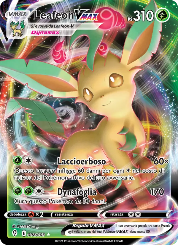 Leafeon VMAX, Evoluzioni Eteree Nº 8
