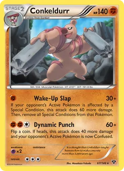 Conkeldurr, XY No. 67 Normal